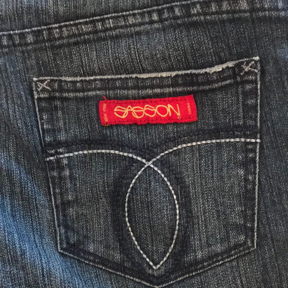 Vintage Sassoon straight leg hustle jeans size 10